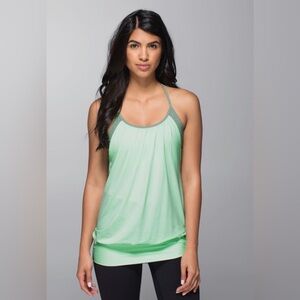 Lululemon teal no limits‎ tank size 4